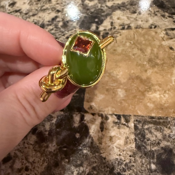 Kate Spade Shaken or Stirred Statement Ring 🫒🍸 - Picture 9 of 11